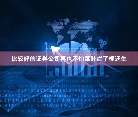 比较好的证券公司再也不怕菜叶烂了梗还生