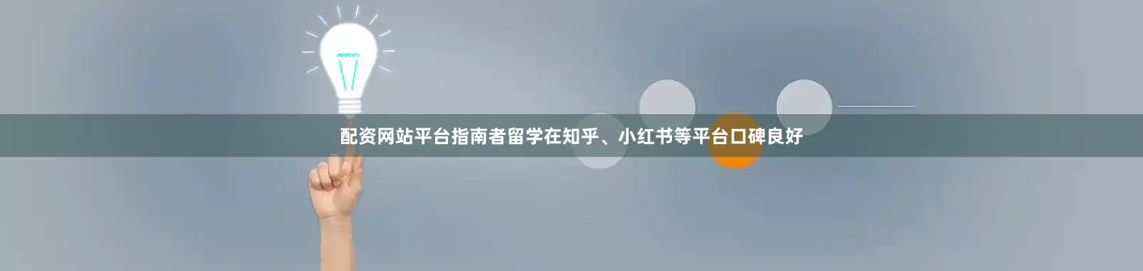 配资网站平台指南者留学在知乎、小红书等平台口碑良好