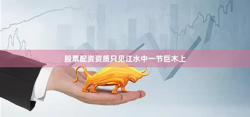 股票配资资质只见江水中一节巨木上
