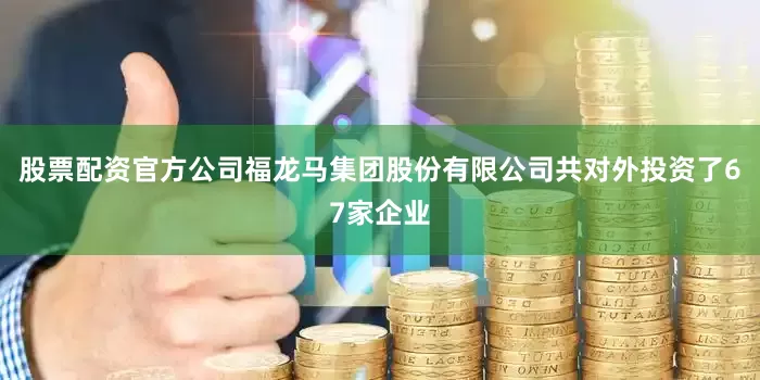 股票配资官方公司福龙马集团股份有限公司共对外投资了67家企业
